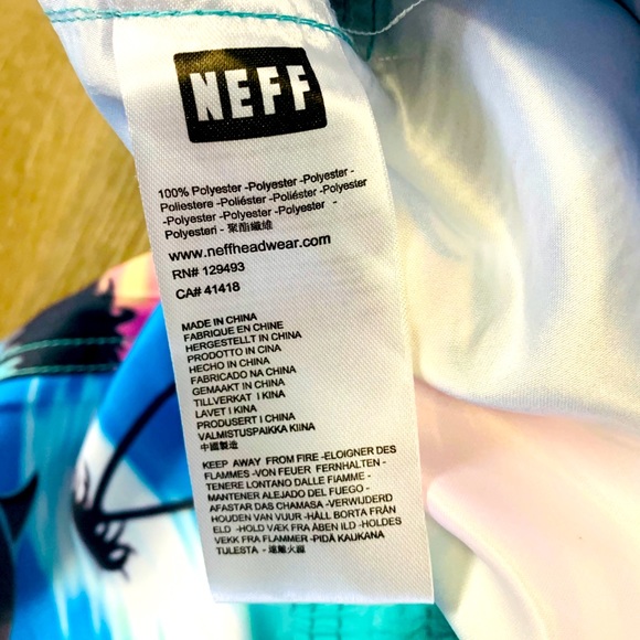 Neff Mens Swim/ Casual Shorts Size M Waist-32 - Picture 8 of 8